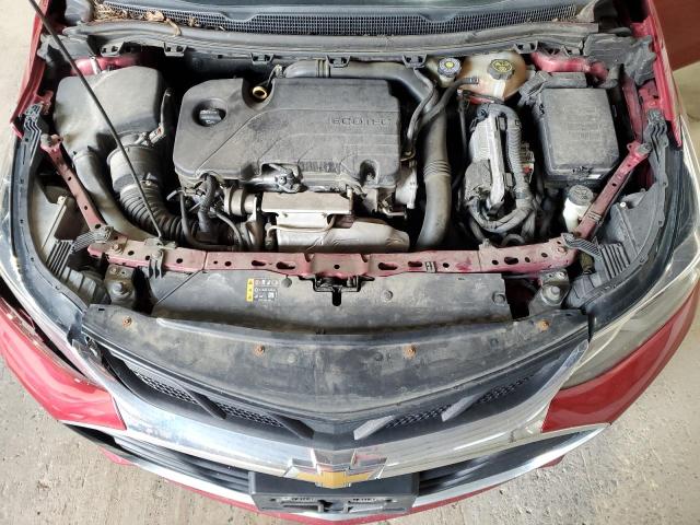 3G1BE6SM4KS553588 - 2019 CHEVROLET CRUZE LT RED photo 11