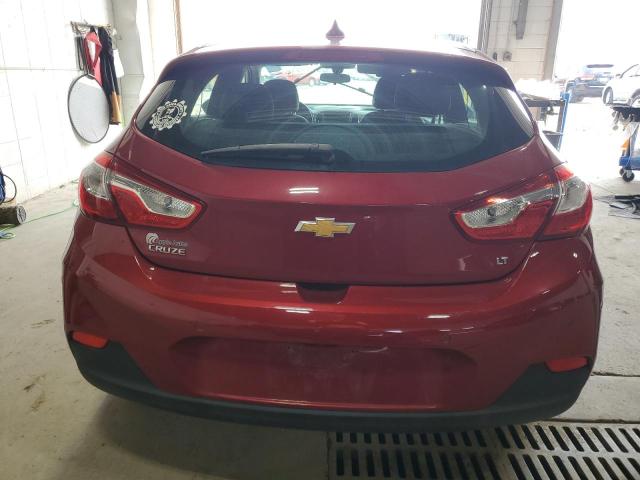 3G1BE6SM4KS553588 - 2019 CHEVROLET CRUZE LT RED photo 6