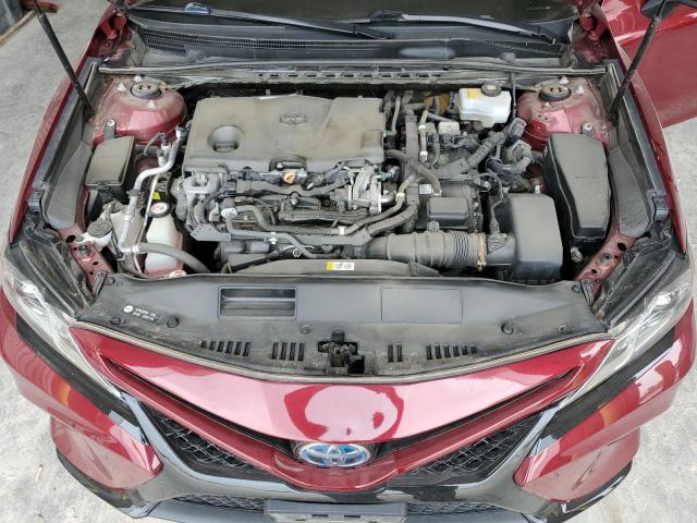 4T1B31HK0JU500516 - 2018 TOYOTA CAMRY LE მუქწითელი ფოტო 11