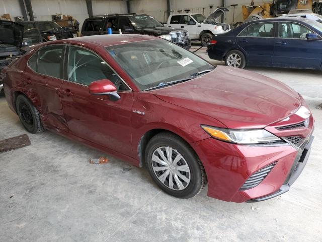 4T1B31HK0JU500516 - 2018 TOYOTA CAMRY LE მუქწითელი ფოტო 4