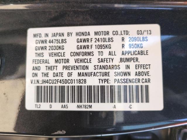 JH4CU2F45DC011828 - 2013 ACURA TSX BLACK photo 12