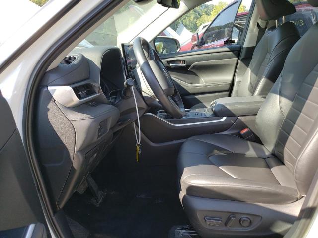 5TDHZRBH6MS082481 - 2021 TOYOTA HIGHLANDER XLE Weiß Foto 7