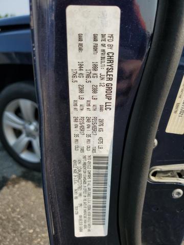 1C4NJRBB4CD717021 - 2012 JEEP PATRIOT SPORT BLUE photo 13