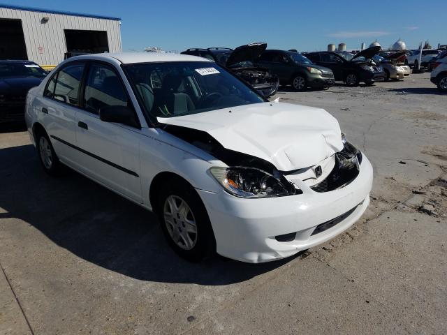 1HGES16344L005747 - 2004 HONDA CIVIC DX VP WHITE photo 1