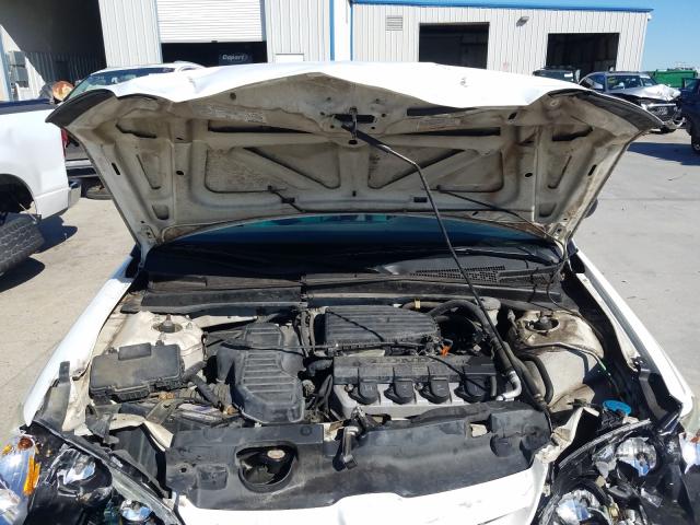 1HGES16344L005747 - 2004 HONDA CIVIC DX VP WHITE photo 7