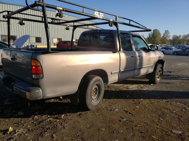 5TBBN44142S330950 - 2002 TOYOTA TUNDRA ACCESS CAB SR5 GRAY photo 3