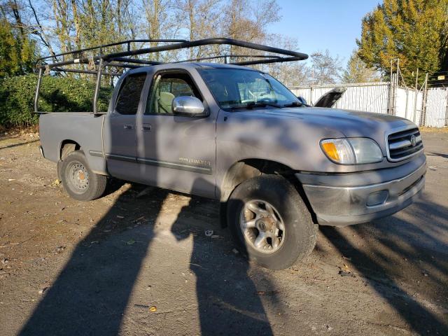 5TBBN44142S330950 - 2002 TOYOTA TUNDRA ACCESS CAB SR5 GRAY photo 4