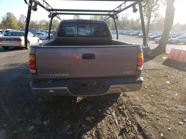 5TBBN44142S330950 - 2002 TOYOTA TUNDRA ACCESS CAB SR5 GRAY photo 6