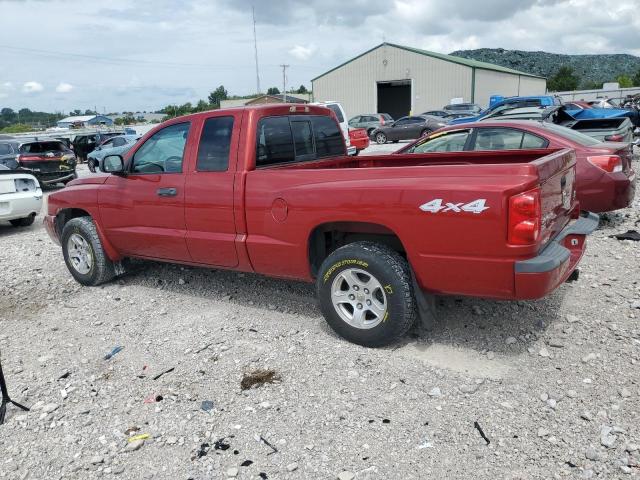 1D7HW42P57S138558 - 2007 DODGE DAKOTA SLT أحمر صورة 2