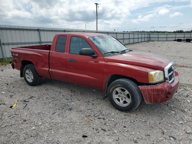 1D7HW42P57S138558 - 2007 DODGE DAKOTA SLT أحمر صورة 4