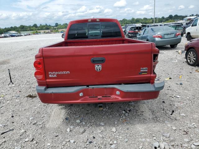 1D7HW42P57S138558 - 2007 DODGE DAKOTA SLT أحمر صورة 6
