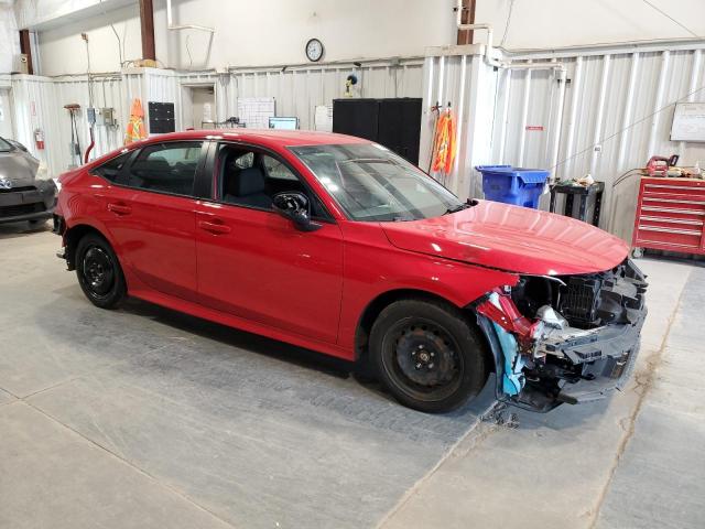 2HGFE2F57NH605048 - 2022 HONDA CIVIC SPORT RED photo 4