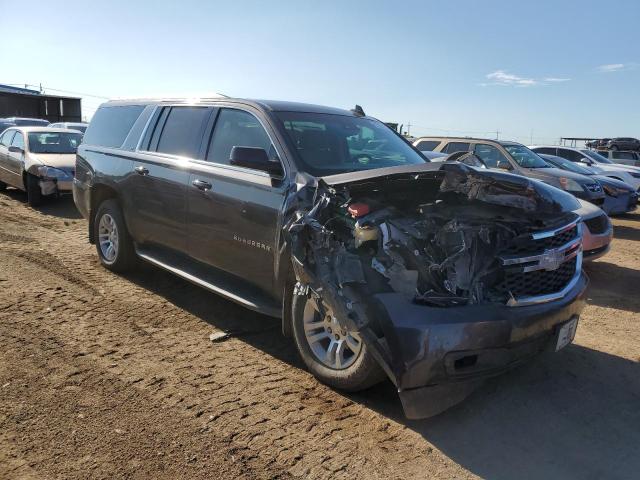 1GNSKHKC4HR204047 - 2017 CHEVROLET SUBURBAN K1500 LT GRAY photo 4