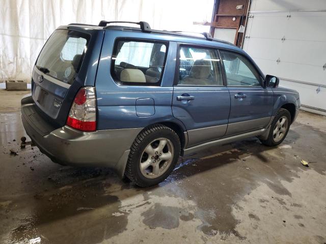 JF1SG676X7H723826 - 2007 SUBARU FORESTER 2.5X LL BEAN BLUE photo 3