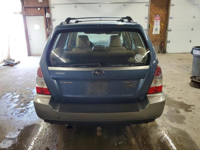 JF1SG676X7H723826 - 2007 SUBARU FORESTER 2.5X LL BEAN BLUE photo 6