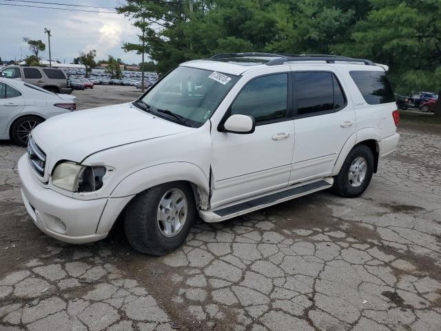 5TDBT48A22S109788 - 2002 TOYOTA SEQUOIA LIMITED WHITE photo 1