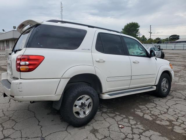 5TDBT48A22S109788 - 2002 TOYOTA SEQUOIA LIMITED WHITE photo 3