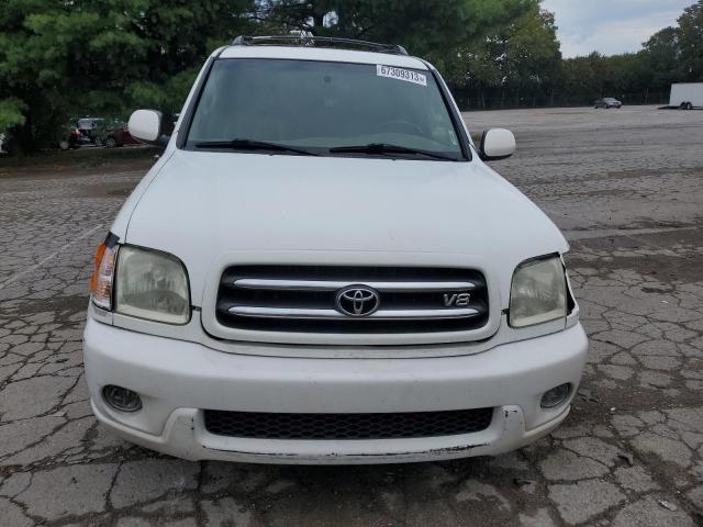 5TDBT48A22S109788 - 2002 TOYOTA SEQUOIA LIMITED WHITE photo 5