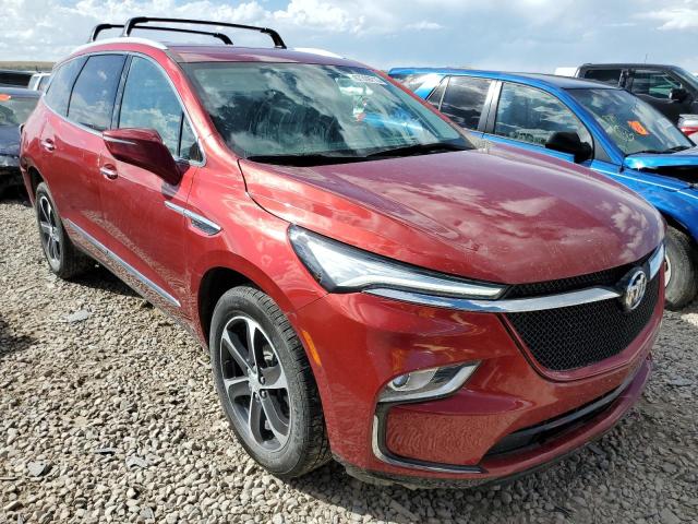 5GAEVAKW4NJ159119 - 2022 BUICK ENCLAVE ESSENCE 勃艮第红 照片 4