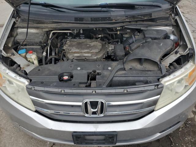 5FNRL5H29DB024144 - 2013 HONDA ODYSSEY LX SILVER photo 12