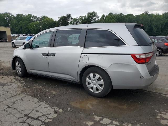 5FNRL5H29DB024144 - 2013 HONDA ODYSSEY LX SILVER photo 2