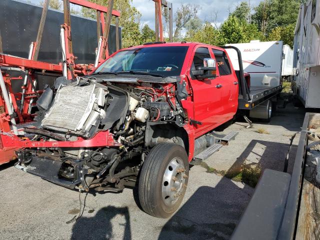 1HTKHPVK2MH263797 - 2021 CHEVROLET SILVERADO RED photo 2