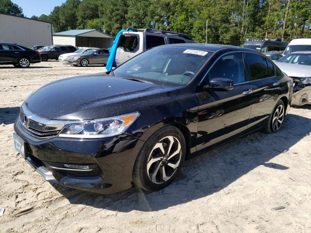 1HGCR2F00GA082369 - 2016 HONDA ACCORD EX BLACK photo 1