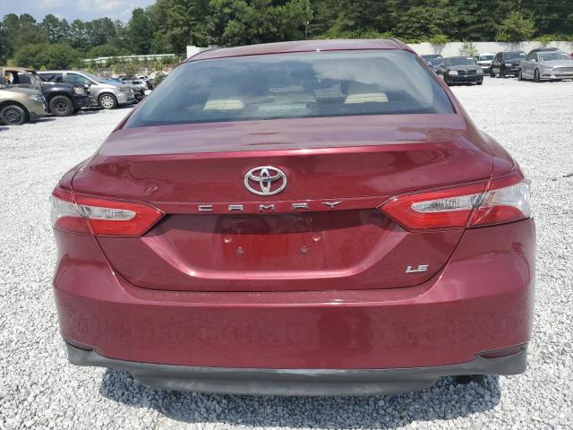 4T1B11HK7JU512684 - 2018 TOYOTA CAMRY L BURGUNDY photo 6