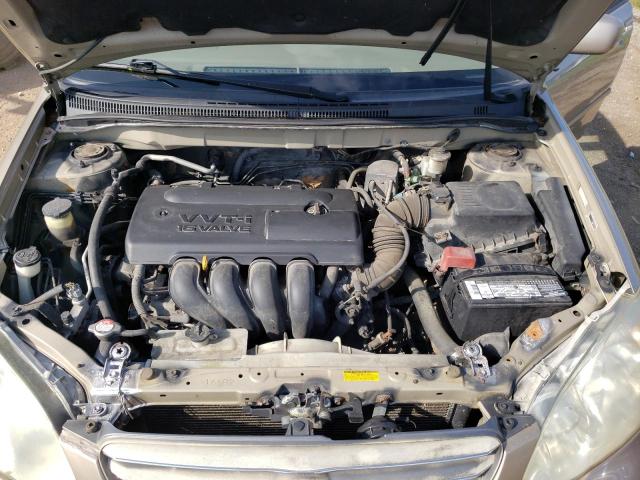 2T1BR38EX4C231306 - 2004 TOYOTA COROLA CE TAN photo 11