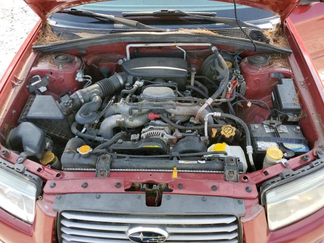 JF1SG65697H714974 - 2007 SUBARU FORESTER 2.5X PREMIUM RED photo 11