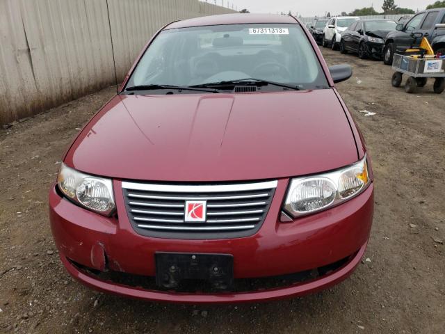 1G8AG52F45Z148048 - 2005 SATURN ION LEVEL 1 RED photo 5