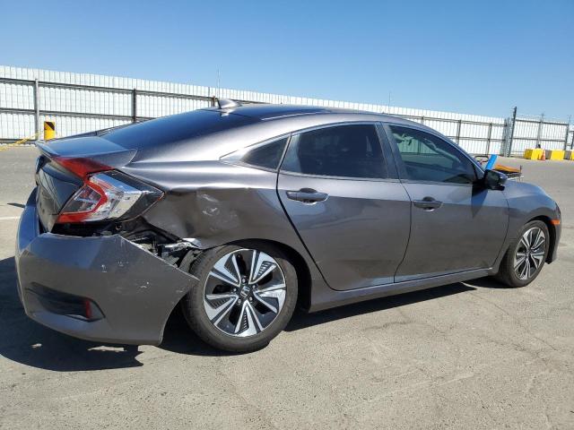 JHMFC1F7XJX031971 - 2018 HONDA CIVIC EXL ნაცრისფერი ფოტო 3