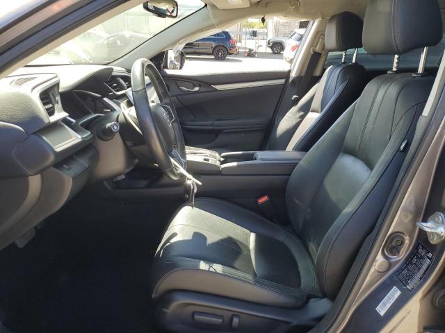 JHMFC1F7XJX031971 - 2018 HONDA CIVIC EXL ნაცრისფერი ფოტო 7