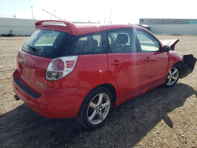 2T1KR32E16C593634 - 2006 TOYOTA COROLLA MA XR RED photo 3