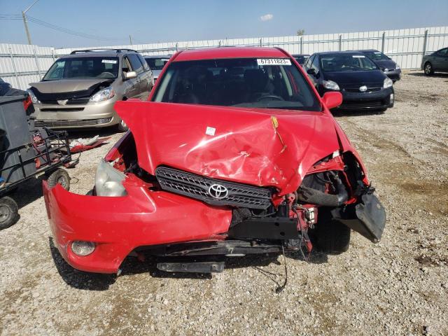 2T1KR32E16C593634 - 2006 TOYOTA COROLLA MA XR RED photo 5