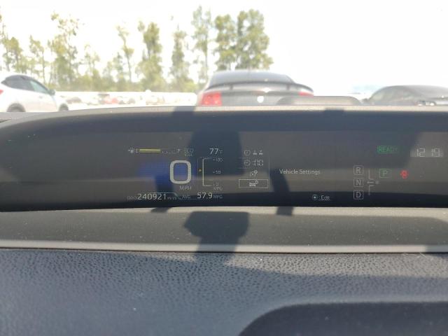 JTDKBRFU3G3000567 - 2016 TOYOTA PRIUS ვერცხლისფერი ფოტო 9