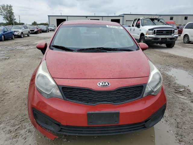 KNADM4A30E6341745 - 2014 KIA RIO LX RED photo 5