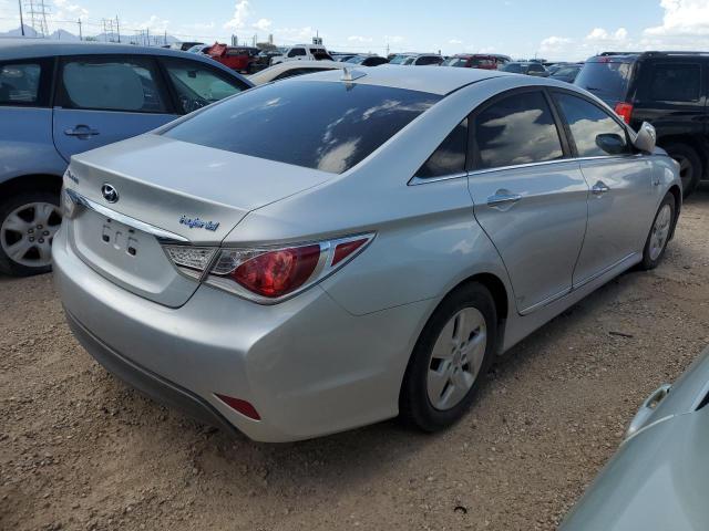 KMHEC4A40CA022533 - 2012 HYUNDAI SONATA HYBRID SILVER photo 3