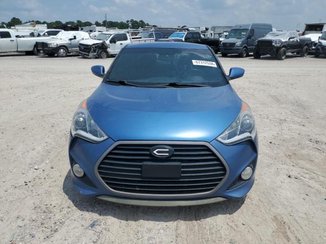 KMHTC6AE5GU251449 - 2016 HYUNDAI VELOSTER TURBO BLUE photo 5