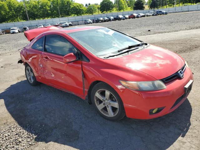 2HGFG12877H502588 - 2007 HONDA CIVIC EX RED photo 7