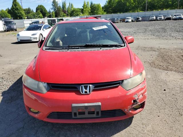 2HGFG12877H502588 - 2007 HONDA CIVIC EX RED photo 9