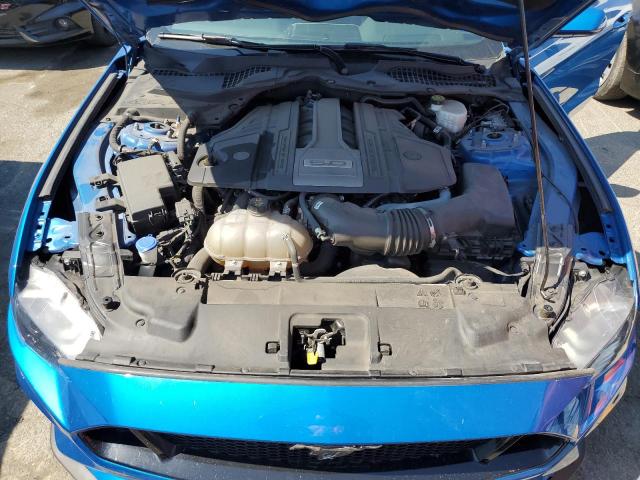 1FA6P8CF3L5146166 - 2020 FORD MUSTANG GT BLUE photo 11
