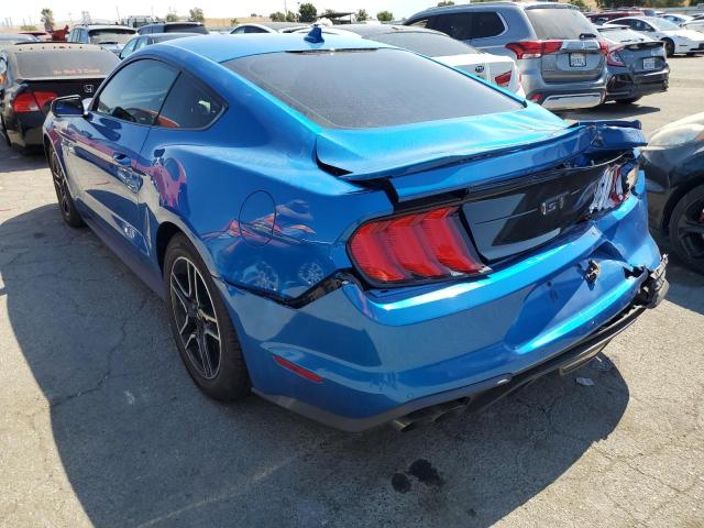 1FA6P8CF3L5146166 - 2020 FORD MUSTANG GT BLUE photo 2