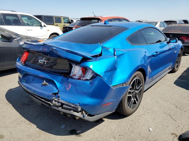 1FA6P8CF3L5146166 - 2020 FORD MUSTANG GT BLUE photo 3