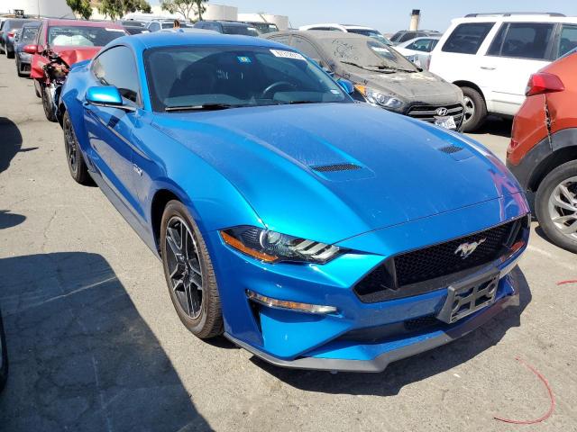 1FA6P8CF3L5146166 - 2020 FORD MUSTANG GT BLUE photo 4