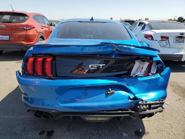 1FA6P8CF3L5146166 - 2020 FORD MUSTANG GT BLUE photo 6