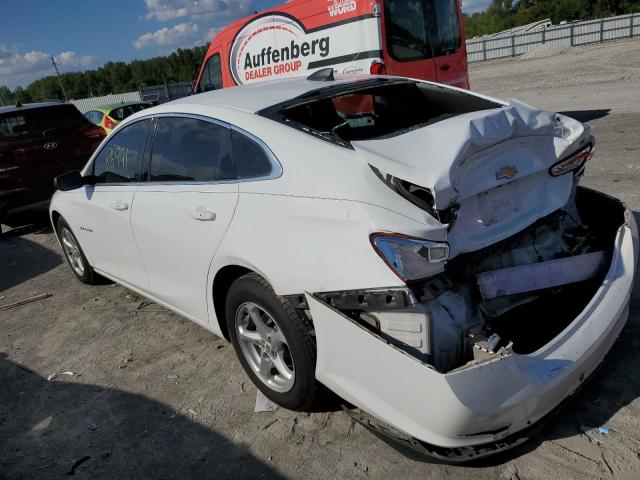 1G1ZB5ST0GF265202 - 2016 CHEVROLET MALIBU LS WHITE photo 2