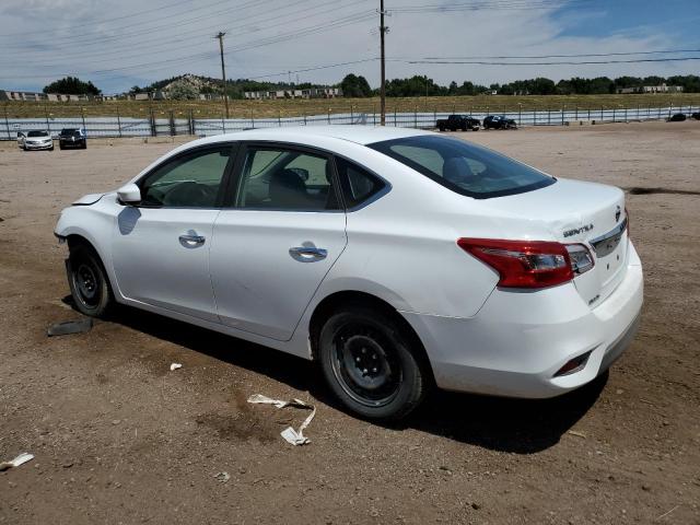 3N1AB7AP5KY305461 - 2019 NISSAN SENTRA S WHITE photo 2