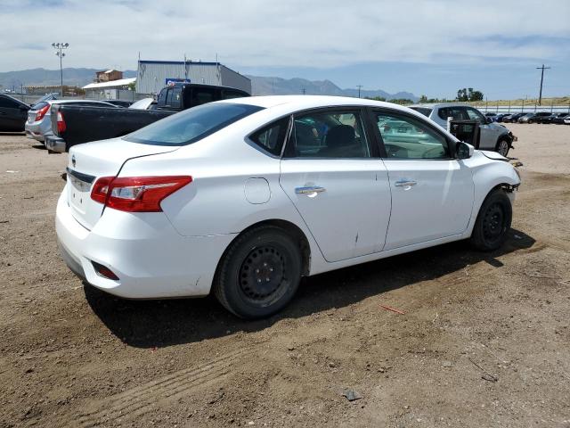 3N1AB7AP5KY305461 - 2019 NISSAN SENTRA S WHITE photo 3