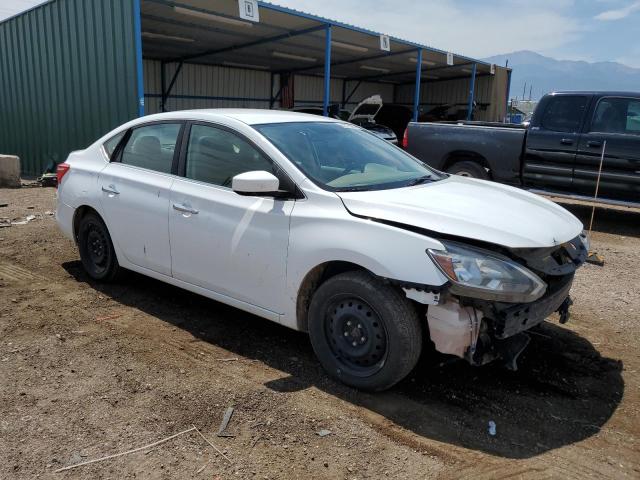 3N1AB7AP5KY305461 - 2019 NISSAN SENTRA S WHITE photo 4